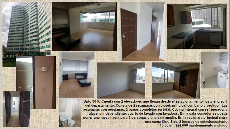 Rento lindo y amplio departamento